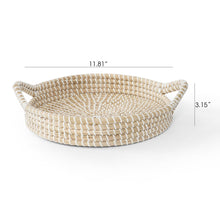 Load image into Gallery viewer, Newport Natural Seagrass Serving Tray - Small