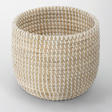 Load image into Gallery viewer, Stinson Beach Round Natural Seagrass Storage Basket - Small