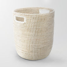 Load image into Gallery viewer, Stinson Beach Round Natural Seagrass Storage Basket - Large