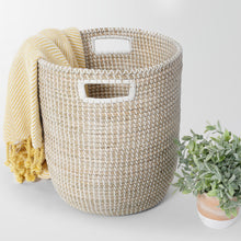 Load image into Gallery viewer, Stinson Beach Round Natural Seagrass Storage Basket - Large