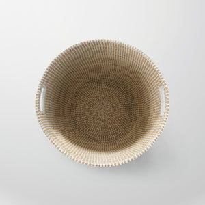 Hampton Round Natural Seagrass Storage Basket with Lid