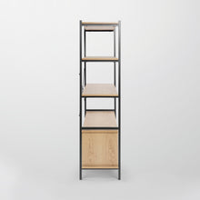 Load image into Gallery viewer, Coos Bay 4 Tier Shelf with Storage Cabinet