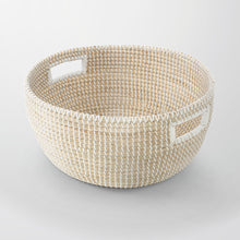 Load image into Gallery viewer, Stinson Beach Round Natural Seagrass Storage Basket - Wide