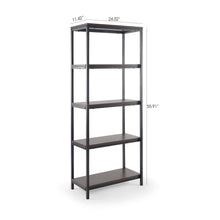 Load image into Gallery viewer, Pescadero 4-Tier Bookshelf - Tall