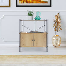 Load image into Gallery viewer, Coos Bay 2 Tier Shelf with Storage Cabinet